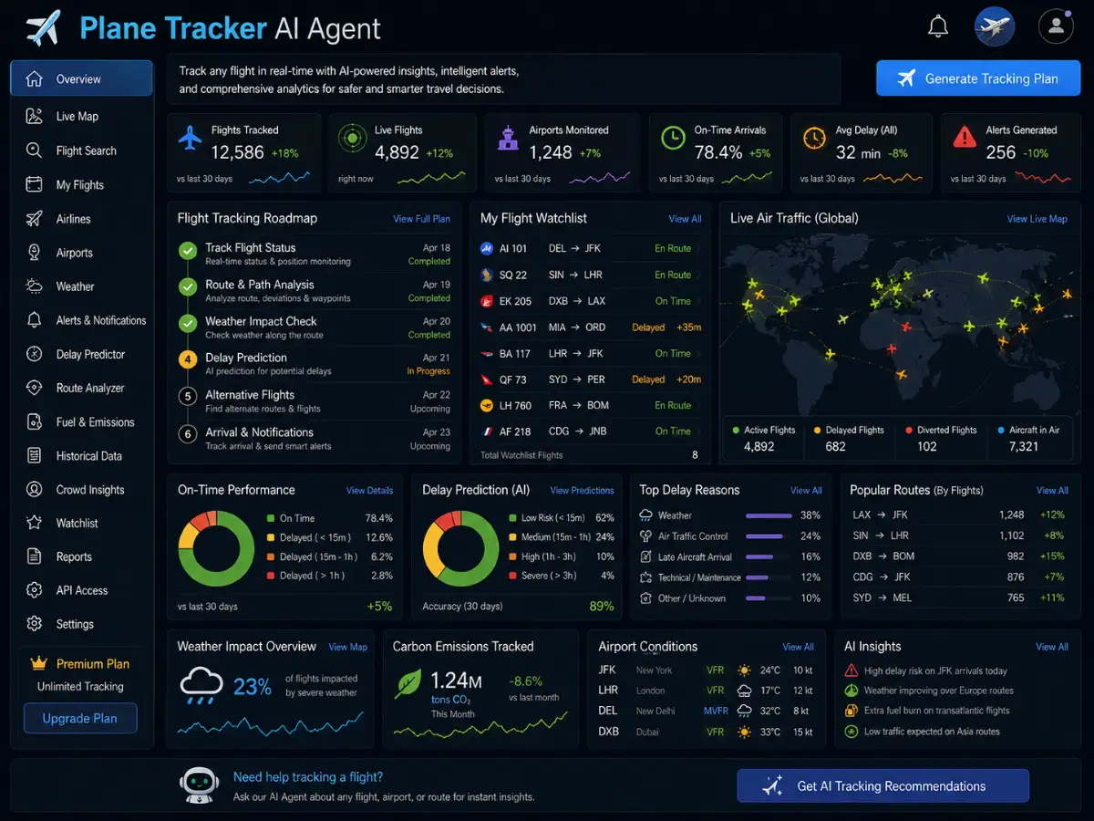 aiplanetracker.app AI planet tracker app — dashboard preview